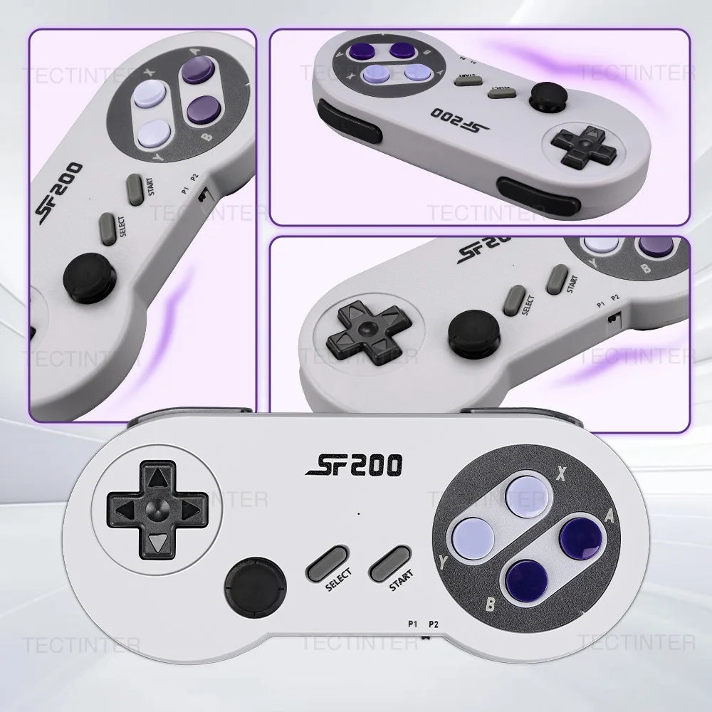 2PC Video Game Console Controller for SF2000/SF900/SG800 Portable Handheld Game Player 3D Rocker Wireless Gamepad Dual Joysitck