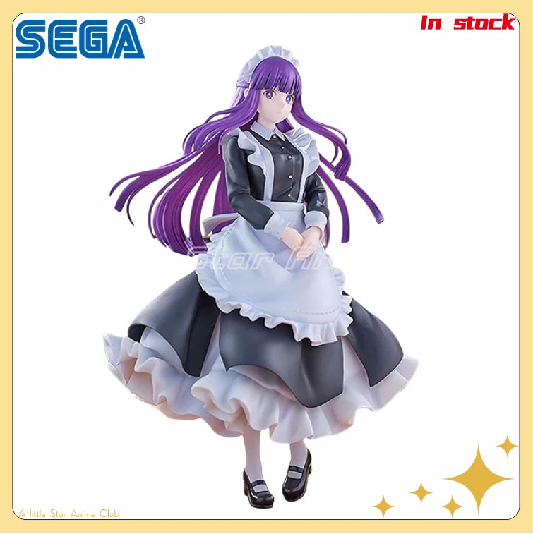 В наличност Оригинална SEGA Luminasta Frieren:Beyond Journey's End Fern Maid Outfit Анимационни фигурки Модел Колекция Орнаменти Играчка