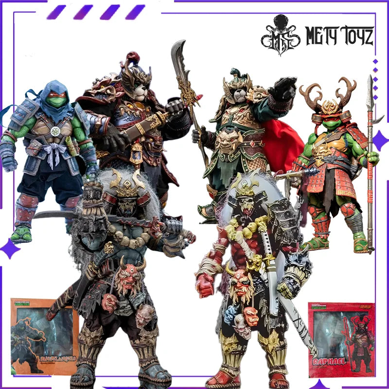 Original Metytoyz Ninja Turtles Raphael Shanghai WF Limited Edition Anime Product Mobile Model Toy Gift Collection Spot