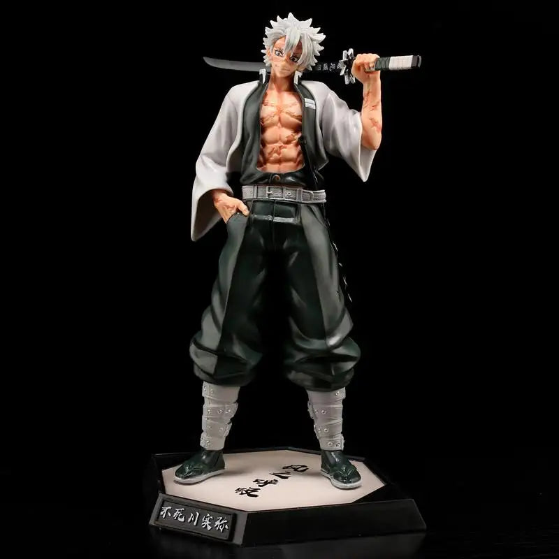 Anime Demon Slayer Akaza Figures Rengoku Kyoujurou Kokushibo Action Figure PVC Figurine Model Ornament Collectible Table Crafts