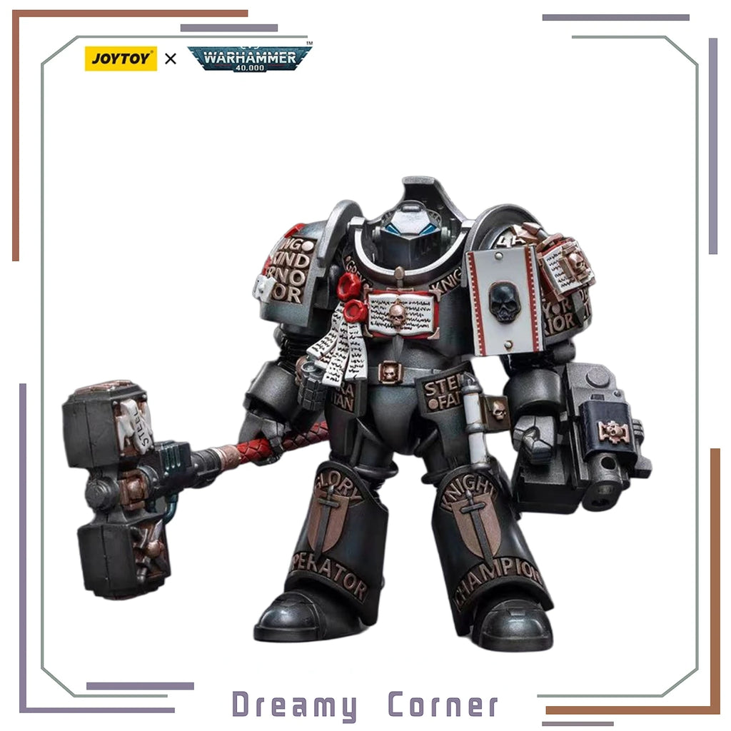 【In Stock 】JOYTOY Warhammer 40K Grey Knights Terminator Caddon Vibova 1/18 Action Figures Models Toys Collection
