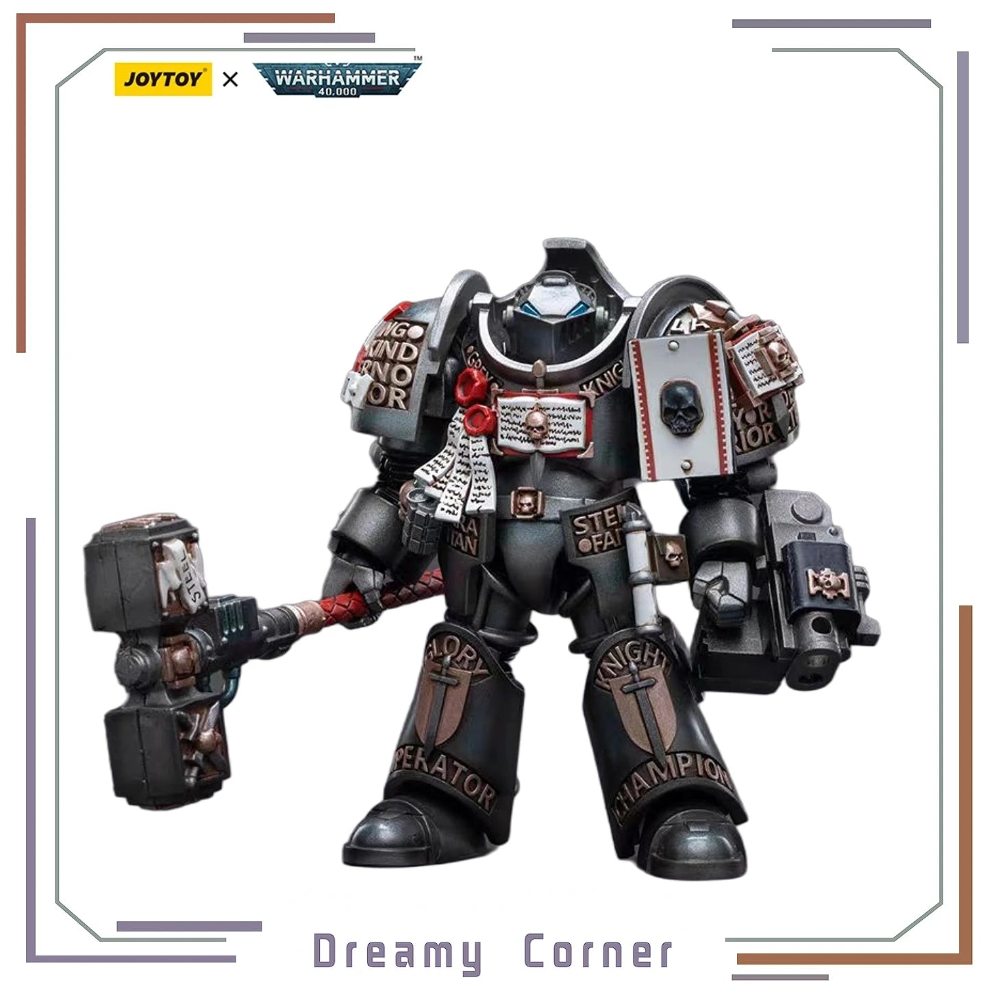 【In Stock 】JOYTOY Warhammer 40K Grey Knights Terminator Caddon Vibova 1/18 Action Figures Models Toys Collection