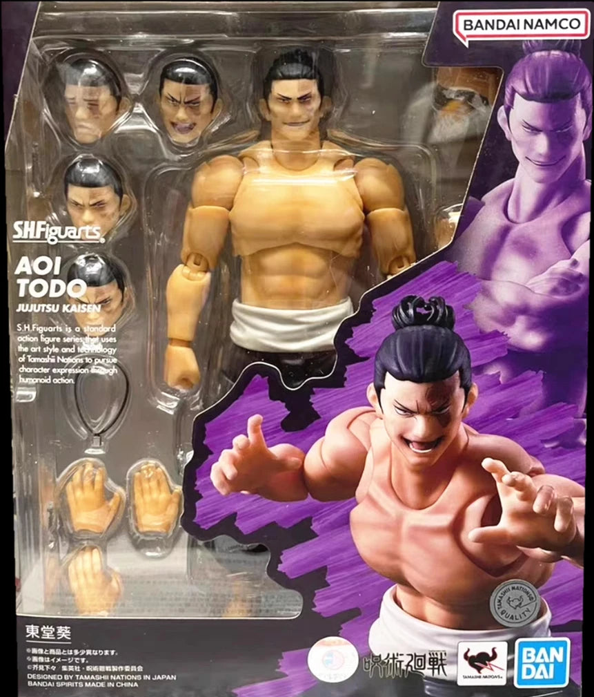 Bandai Original Jujutsu Kaisen Figure Gojo Satoru Itadori Yuji Fushiguro Megumi Kugisaki Nobara Anime Model Toy Gifts