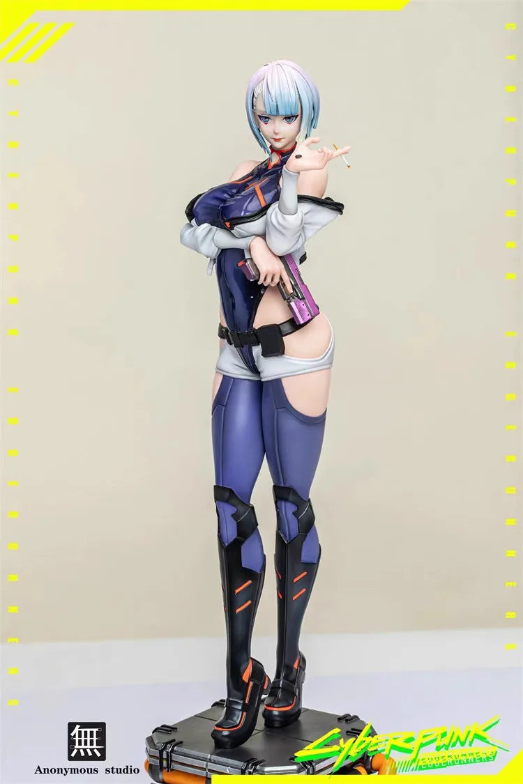 18CM Аниме игра Cyberpunk: Edgerunners Lucy Фигура Изправена Аниме Модел Играчка Подаръчна Колекция Aciton Фигура PVC