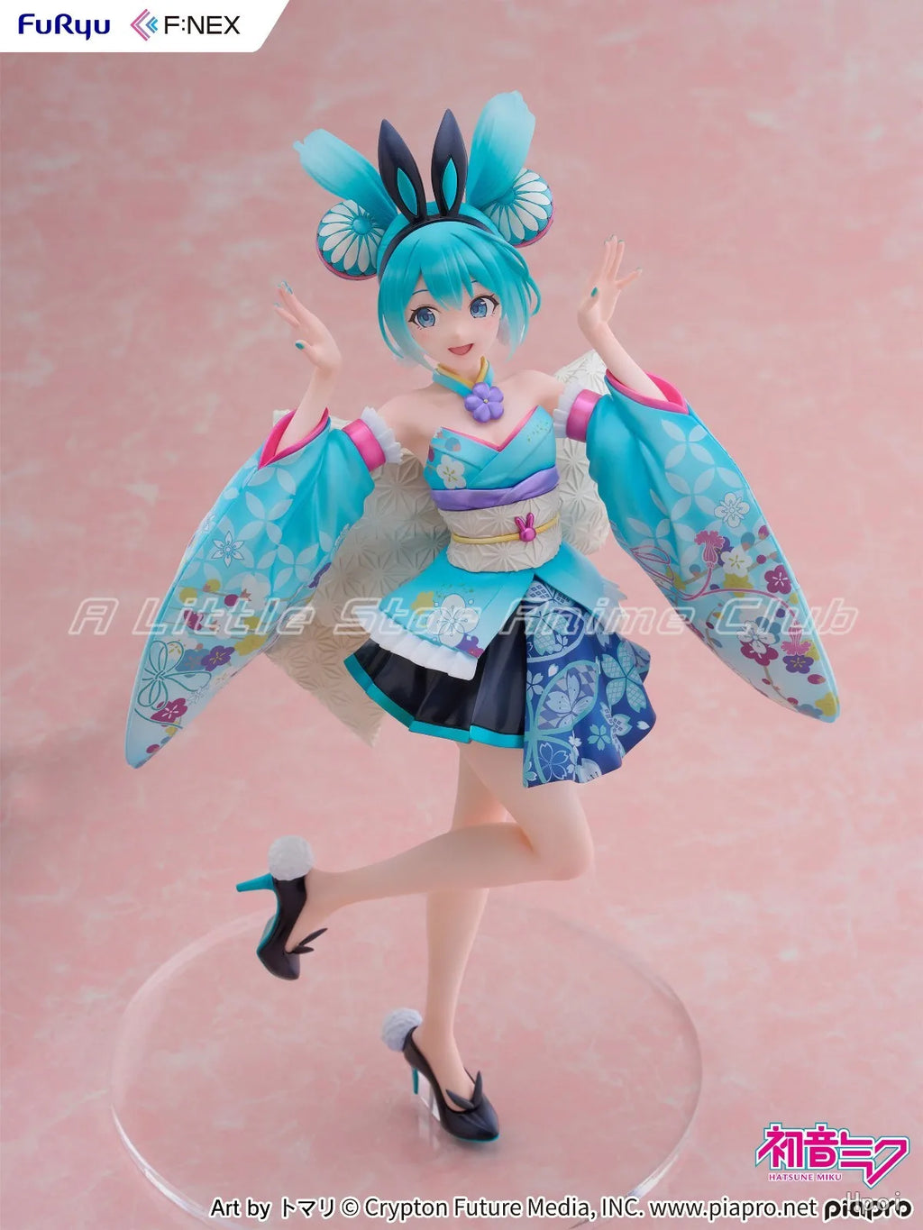 In Stock Original F:NEX Piapro Hatsune Miku Japanese Bunny Girl 1/7 Anime Figure Collection Ornament