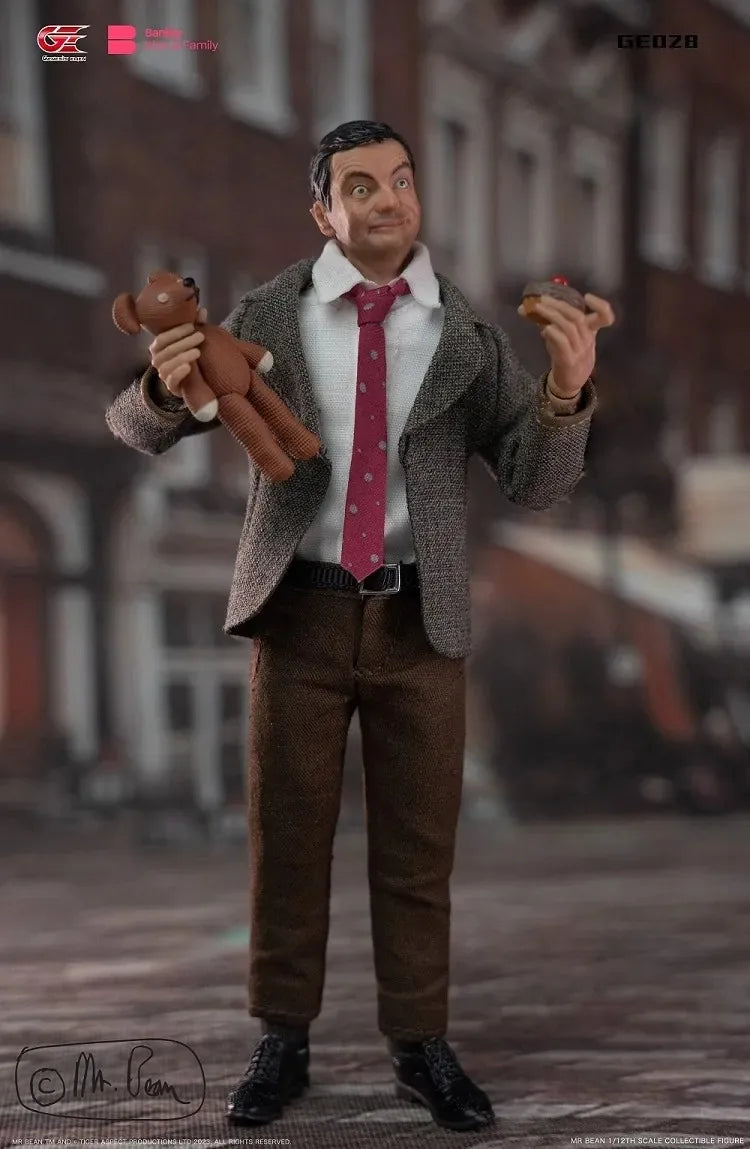 CYYTOYS Original 1/12 Scale Mobile Doll Series Mr. Bean Anime Action Figure Model Toys Movable Model Ornaments Gifts for Boys