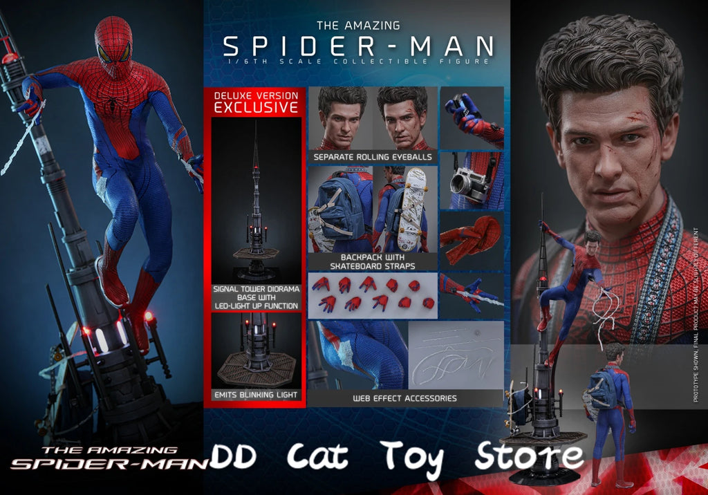 In Stock Genuine Hottoys HT 1/6 MMS771 MMS772 The Amazing Spider-Man Garfield 12inch Scacle Collectible Action Figure Model Toy