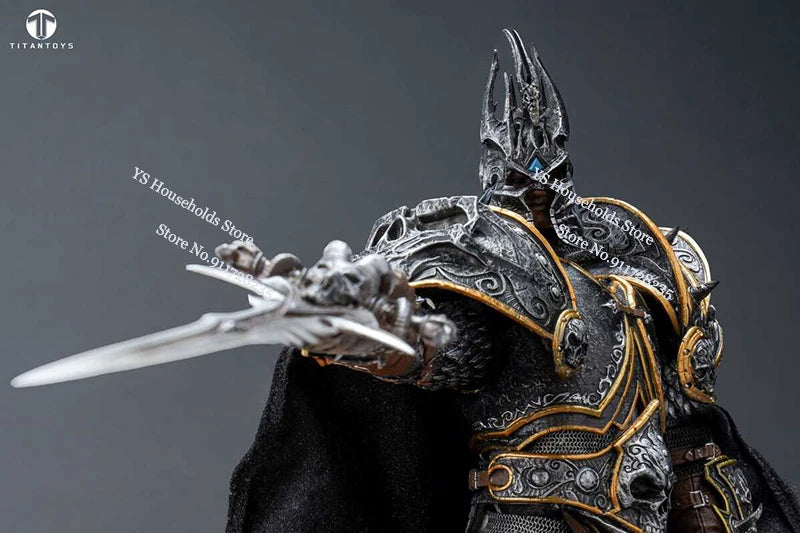Titan Toys 1/12 TT001 Warcraft Frostritter Stoff-Actionfigur, detailgetreue 15 cm große Soldatenfigur