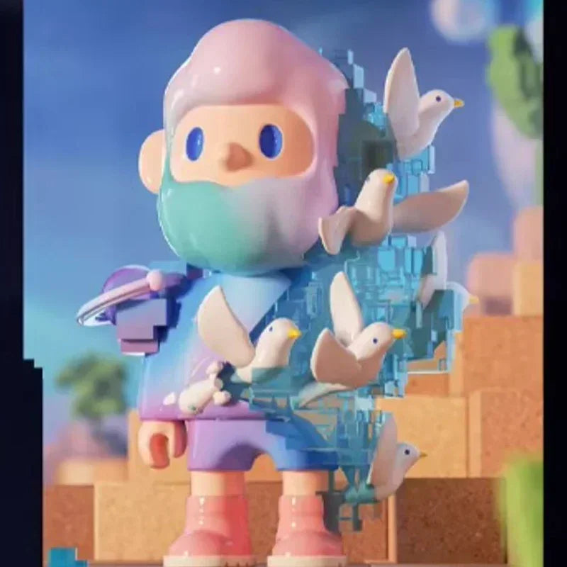 Finding Unicorn FARMER BOB Next Generation Pixel Universe Series Blind Box Toys Kawaii Anime Action Figure Surprise Mystery Box