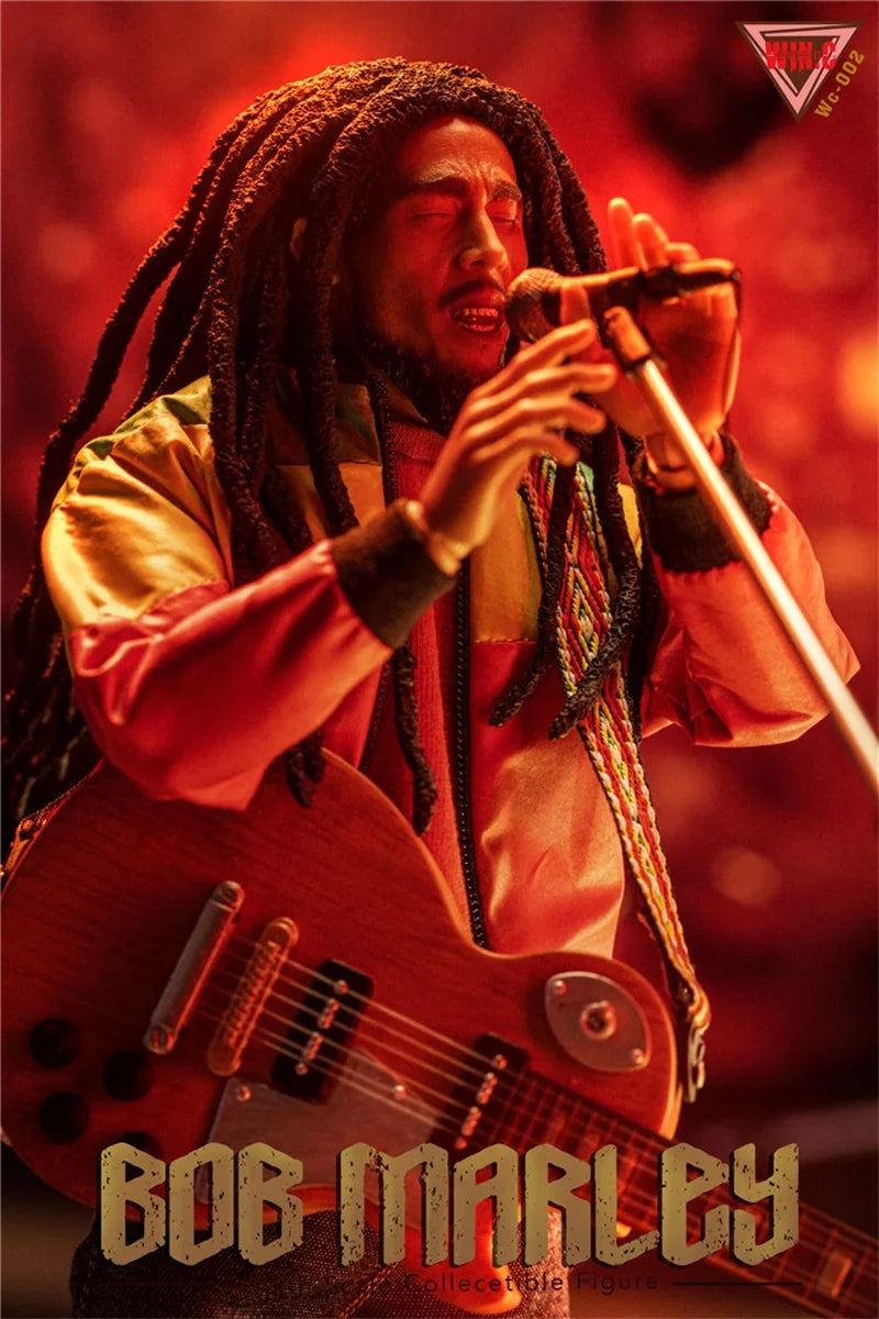 Win.C WC002 1/6 Male Soldier Singer Bob Marley High Quality Model Toy Full Set 12'' Action Figure In Stock