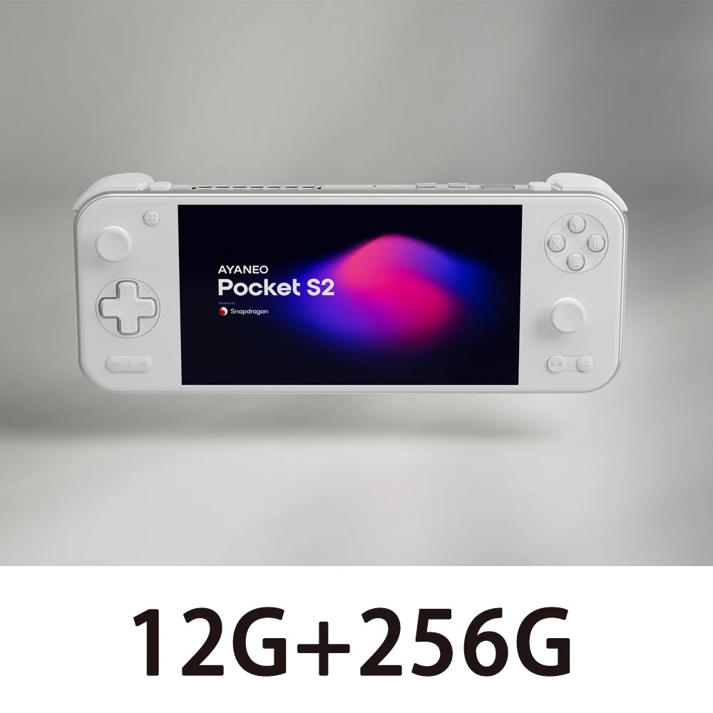MicroData AYANEO Pocket S2 Retro Handheld Game Console - 5.5" Screen, 5000mAh, 1080p 500Nits Foldable Gaming Device