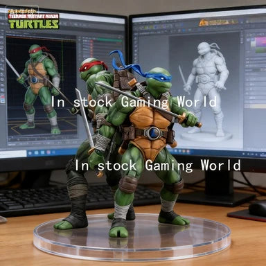 In Stock 1/12 Scale Teenage Mutant Ninja Turtles Action Figures - Raphael & Leonardo Collectible Model Toy for Fans