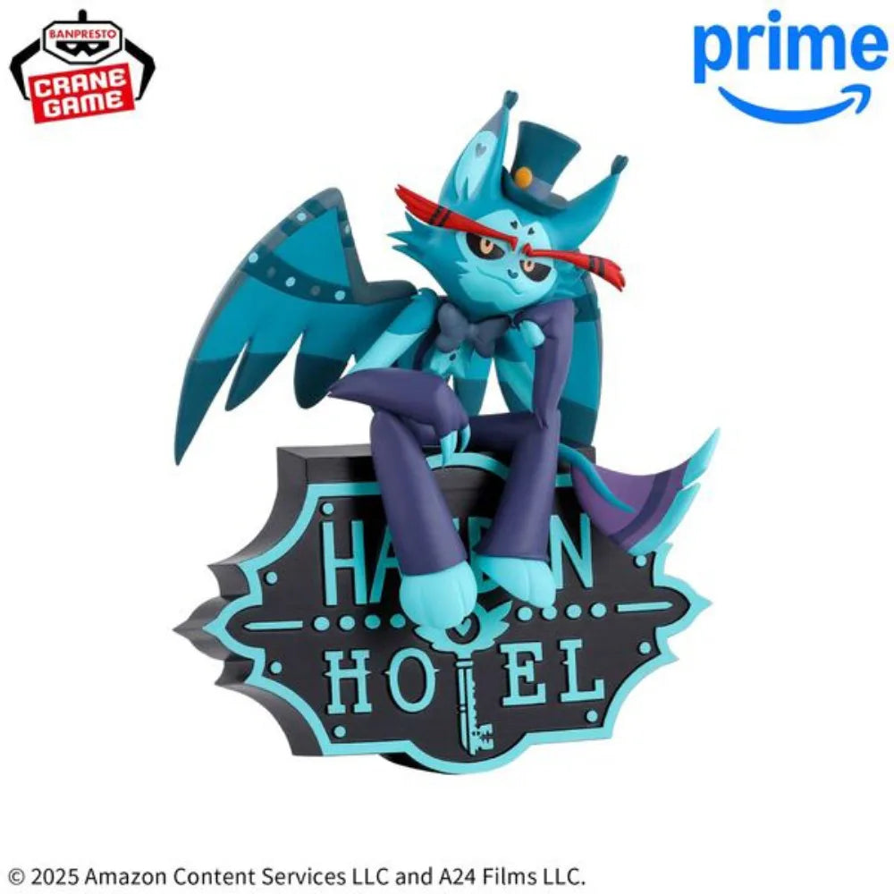 100% Original in Stock Bandai Spirits Banpresto Monitor Top Figure Hazbin Hotel Husk Anime Figure Collection Series Garage Kit