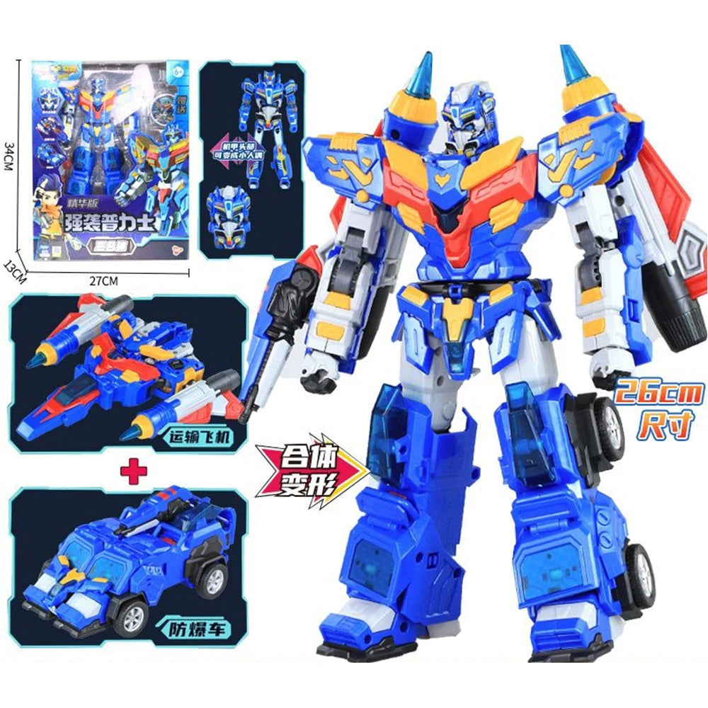 8 in 1 Transformation Toys Robot Car Plastic Model Toys Action Figure Anime Movie Series ABS 35CM Children Birthday Gift