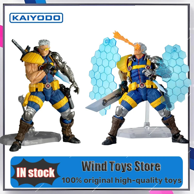 In Stock 100% Original KAIYODO Revoltech X-Men Cable 1.5version Action Figures Toy Collection Gifts