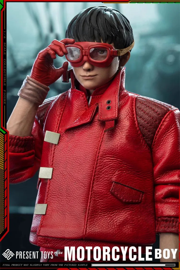 2025 NEW STOCK PRESENT TOYS PT-SP64 1/6 Scale Akira Handsome Young Motorcycle Boy Full Set for 6" Action Figure Model Toys Gifts