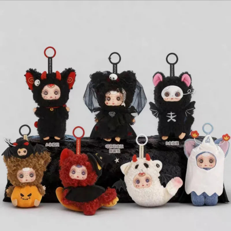 Mm Suger Baby Night Elf Party Series Blind Box Halloween Plush Doll Cute Pendant Toy Trendy Mystery Box Cute Doll Halloween Gift
