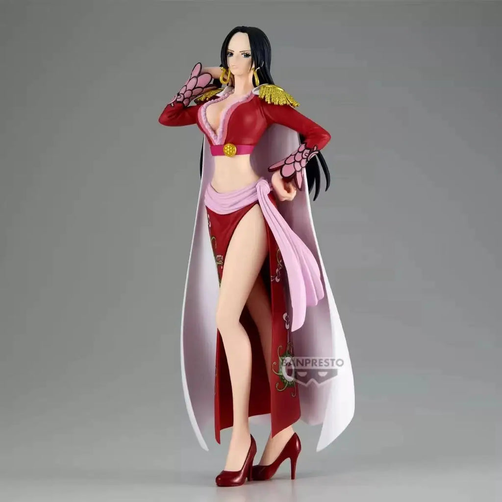 17CM Boa Hancock Figure Anime ONE PIECE Cute Christmas Style Different Colors Desktop Golf Model Toy  Collection Ornaments PVC