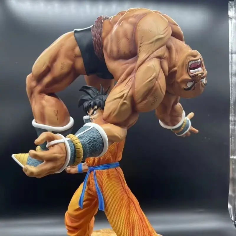 Bandai Dragon Ball Son Goku Action Figure - Classic Nappa Model Desktop Ornament Anime Statues Collectible Toy Gift for Fans