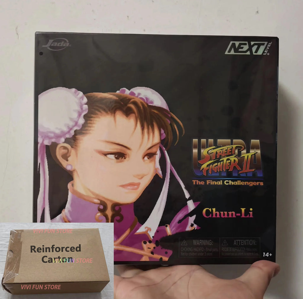 In Stock limited edition JADA TOYS SF Violent Ken Evil Ryu Pink Chun-Li Movable Model Game Anime Figures Model Toys