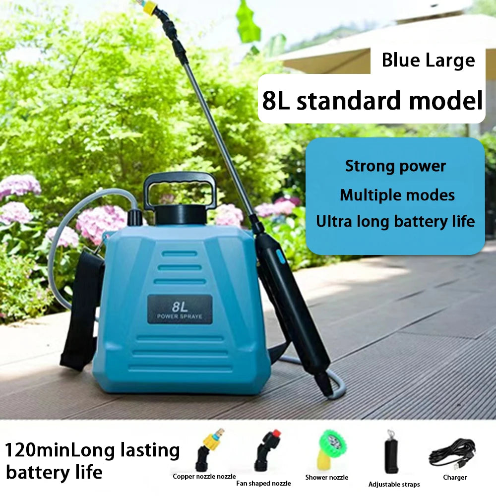 Elektrisches kleines Pestizidspray 5/8L kann automatisch Hochdruck-Pestizidsprühgerät für das Besprühen von Blumen in der Landwirtschaft wiederherstellen