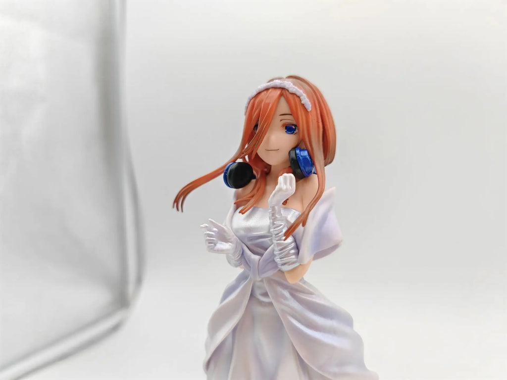 The Quintessential Quintuplets Nakano Miku wedding dress Stand Ver. Anime Action Figure Toys 24CM