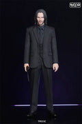 Genuine Topo Studio 1/6 Tp033 John Wick Black Basic Suit Set Action Figure Clothing Accessory For 12 Inch Male Soldier In Stock