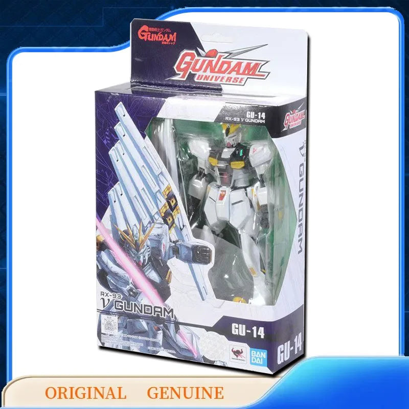 Bandai Original XXXG-01SR SANDROCK GU-13 RX-93 V GUNDAM UNIVERSE GU-14 Anime Action Figures Toys Kids Gift Model Ornaments