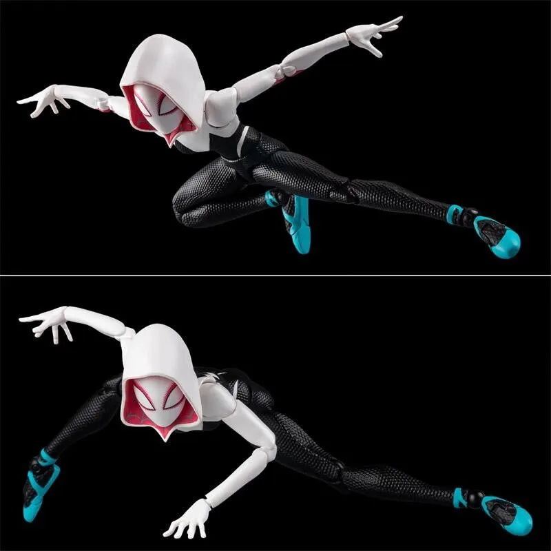 Sentinel Sv Action Miles Morales Gwen Stacy Figure Spiderman Model Spider-man Into the Spider Verse Peter Miles Figurine Toys