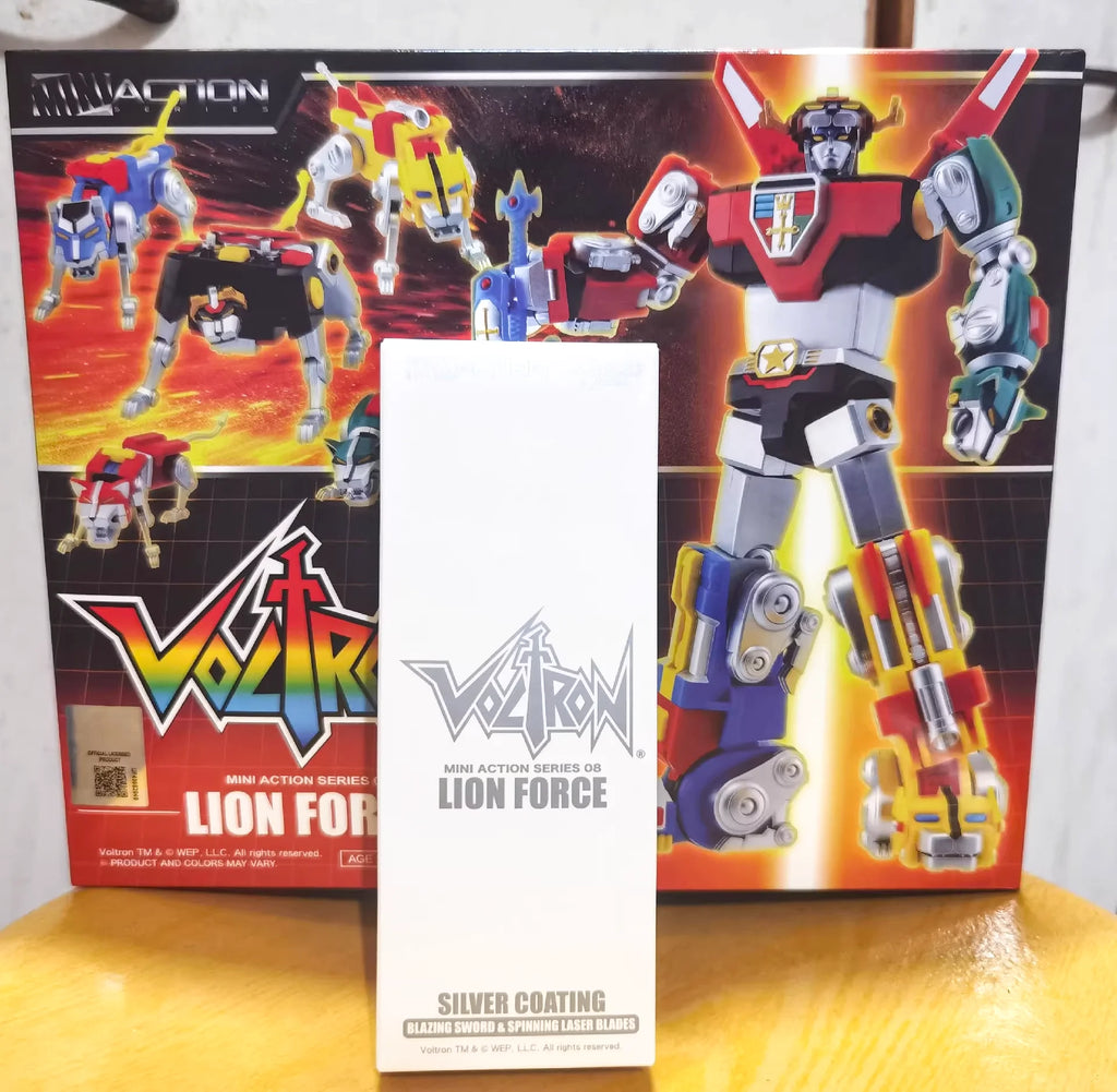 In Stock Action Toys Voltron GoLion LION FORCE Mini Action Movable Model Toys Collection 5 in 1 Combination