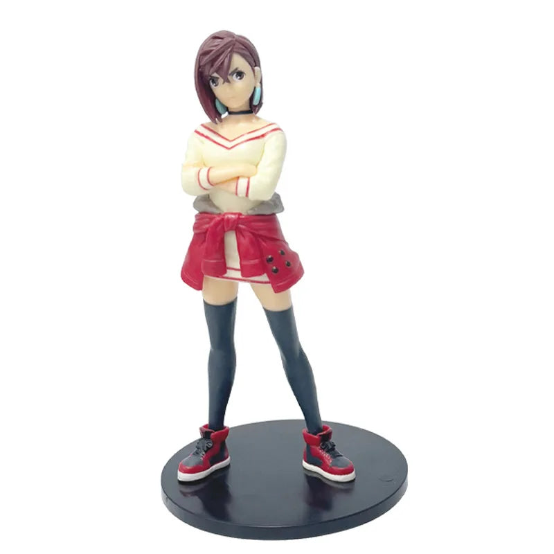 Supernatural Armed Daring Party "Dang Da Dang"-Ayase Momoko in casual clothes, sitting posture noodle press figure, car ornament