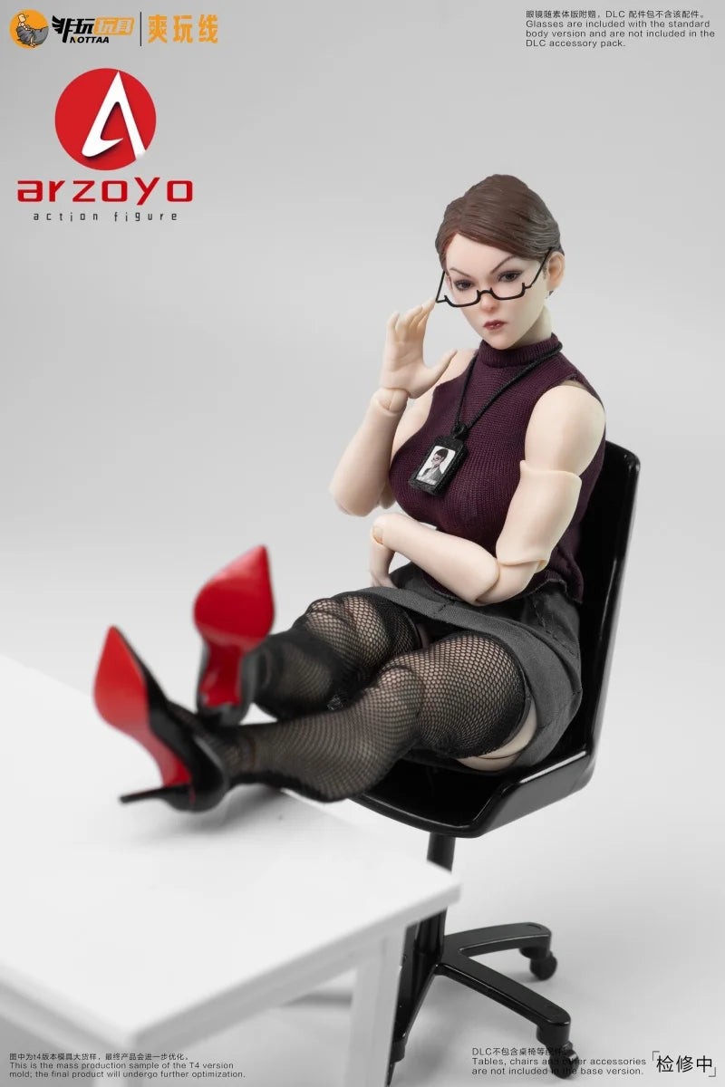 Notaman DLC 1/12 Scale Selina Xiaofang Head Legs Cosplay Clothes Accessory Set Model Fit 6'' NT-04 Soldier Action Figure Body