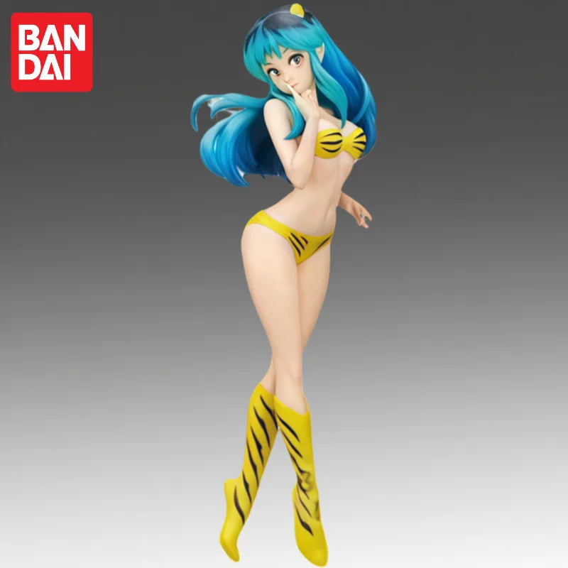 Auf Lager: Bandai Original Banpresto Urusei Yatsura Lamu Actionfigur, Modellpuppe, brandneu und originalverpackt, Anime-Charakter, Garage