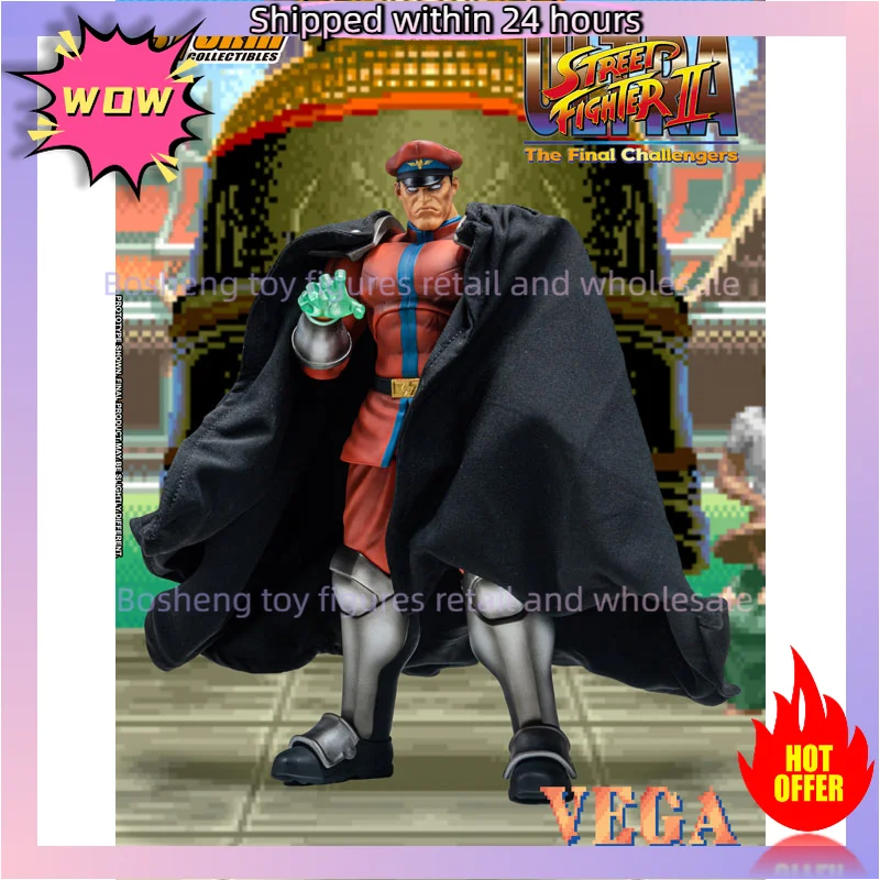 In Stock 100% in Stock Original Storm Toys M. Bison Ultra Street Fighter II The Final Challengers Anime Figures Model Toys Gift