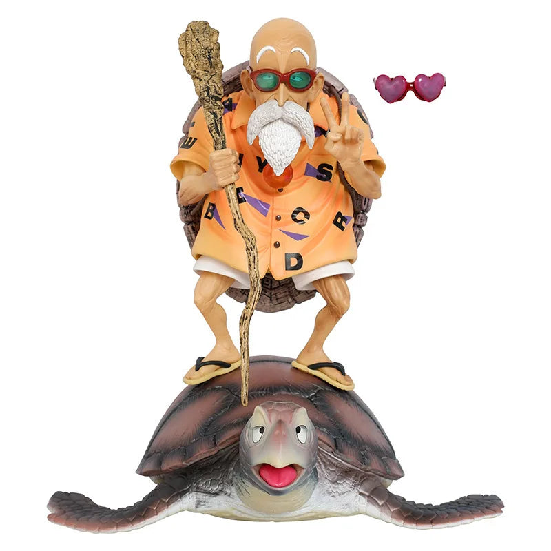 【Auf Lager】 53 cm Anime Dragon Ball Kame Sennin Figur Master Roshi Figur PVC-Statue Actionfiguren Sammlung Modell Spielzeug Geschenke