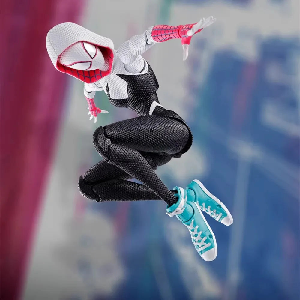 SHF Lady Amazing Spiderman Spidergwen BJD Spider-Man Into the Spider-Verse Gwen Фигура Модели Играчки