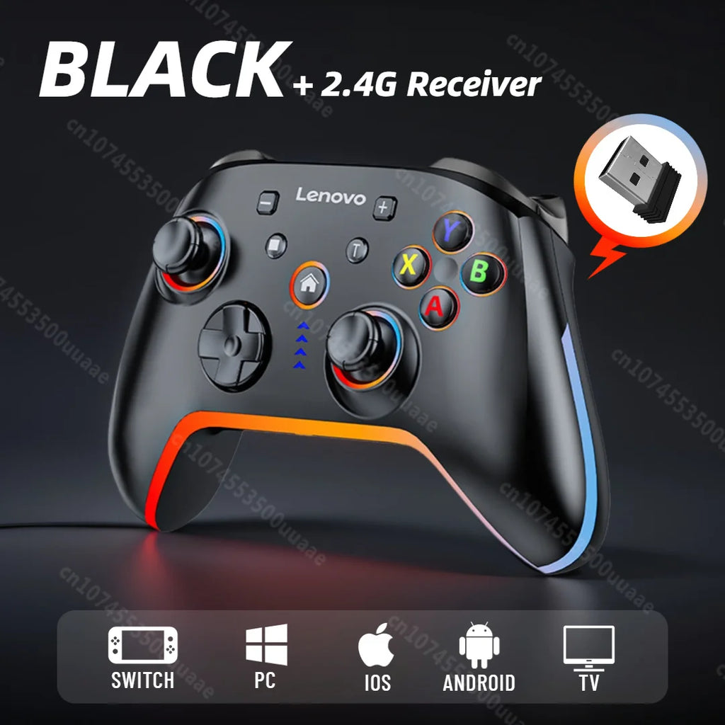 Lenovo S03 Wireless Gamepad for Switch/2/OLED/Lite iPhone Android Cell Phones PC Dual Hall Effect Joystick Video Game Controller