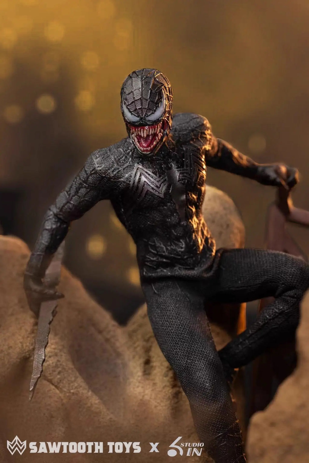 In Stock Original SAWTOOTH TOYS X 6in Studio STM-20251 Venom 1/12 Full Set Action Figure Model Toys