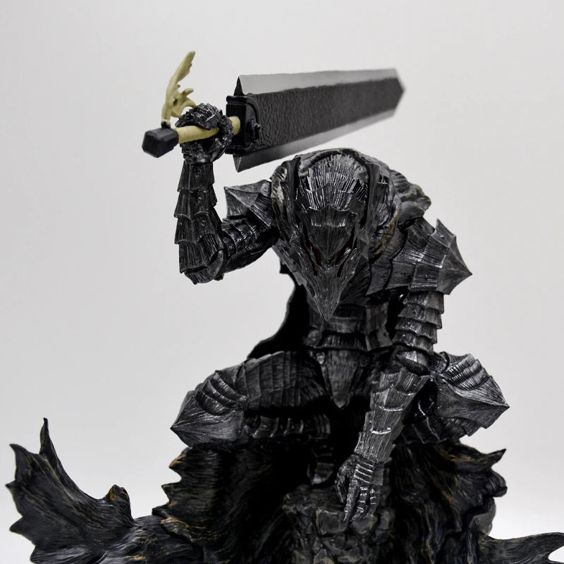 23cm Berserk Guts Anime Figure Berserker Armor L Action Figure Berserk Black Swordsman/Zodd Figurine Collectible Model Doll Toys