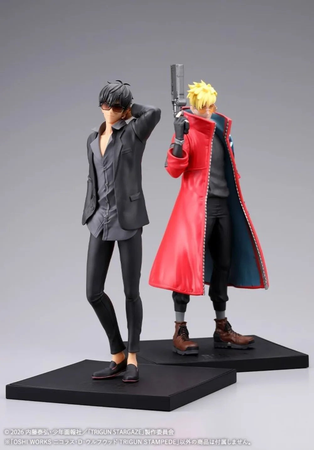 100% Original Kotobukiya Oshi Works Trigun Stampede Vash The Stampede Model Toys Collection Series Model Decoration