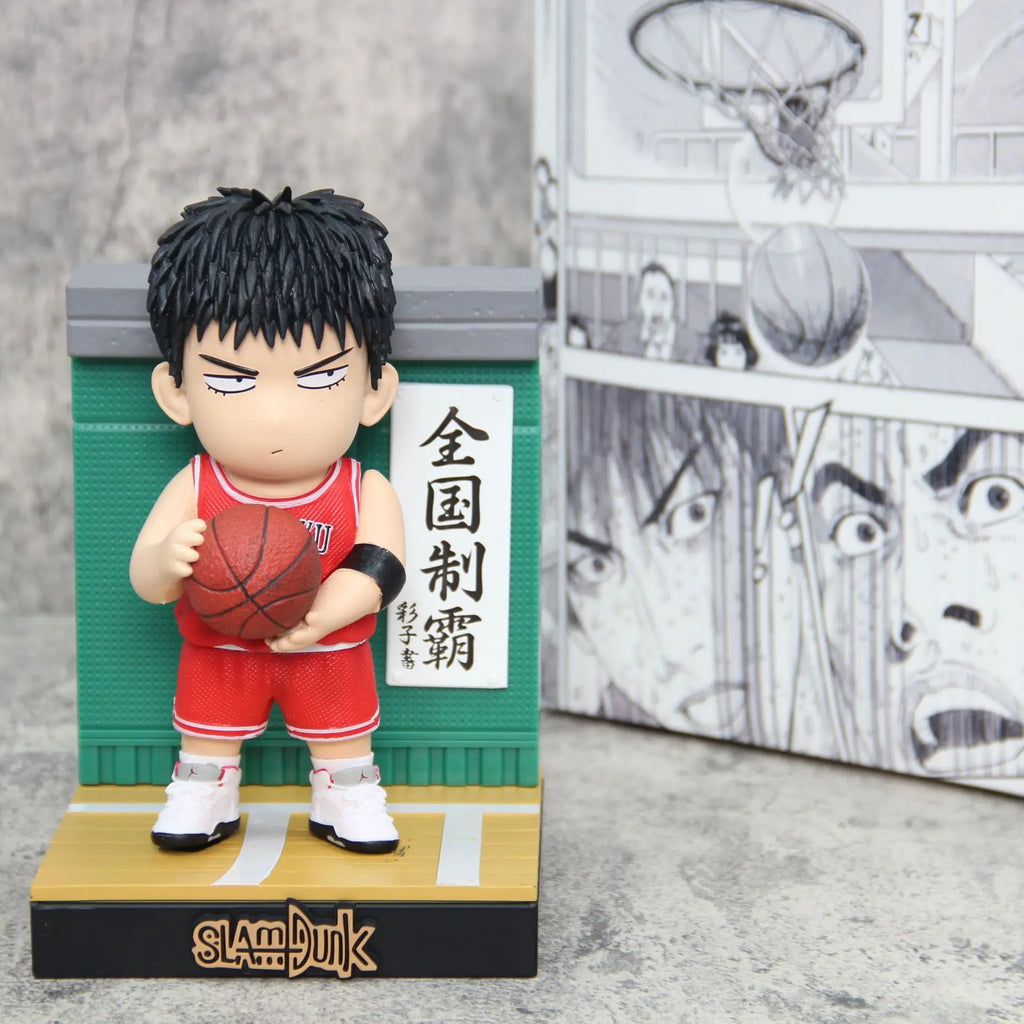 5pcs set Slam Dunk Anime FiguresSakuragi Hanamichi Rukawa Kaede Akagi Takenori Figurine PVC Statue Doll Figure Model Toys Gifts
