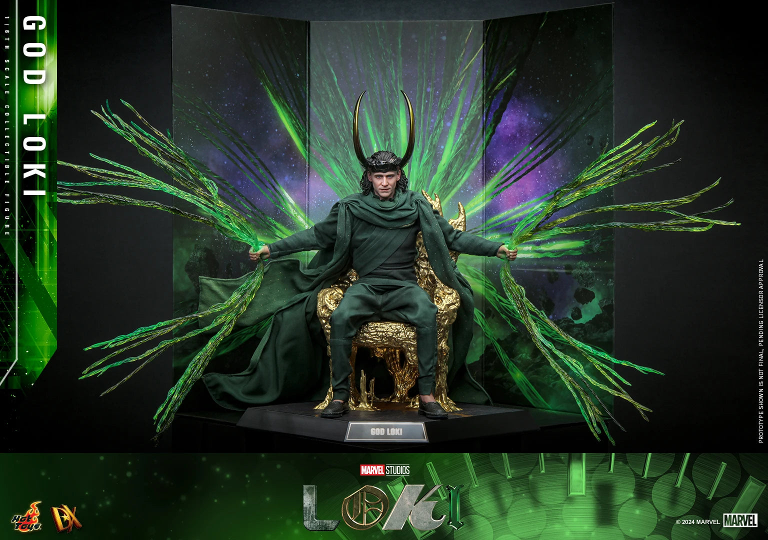 【MT】Hot Toys DX40 "Loki 2" God Loki 1:6 Scale Collectible Doll, Hair Transplant Version Gel Hair Version Model Toy