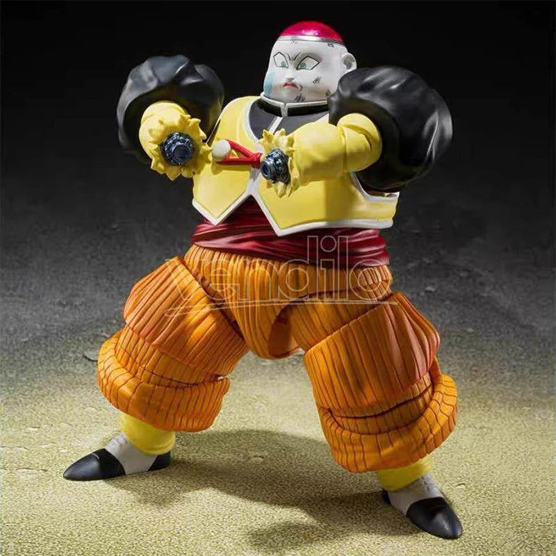Original Bandai S.H.Figuarts SHF Dragon Ball Z Android 19 Anime Action Figure Model Toy