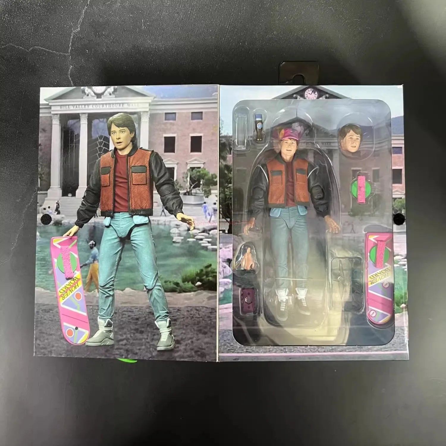 Genuine Neca Action Figure Time Travel Back To The Future Dr. Emmett Brown Figures Deluxe Edition Model Doll Christmas Gifts