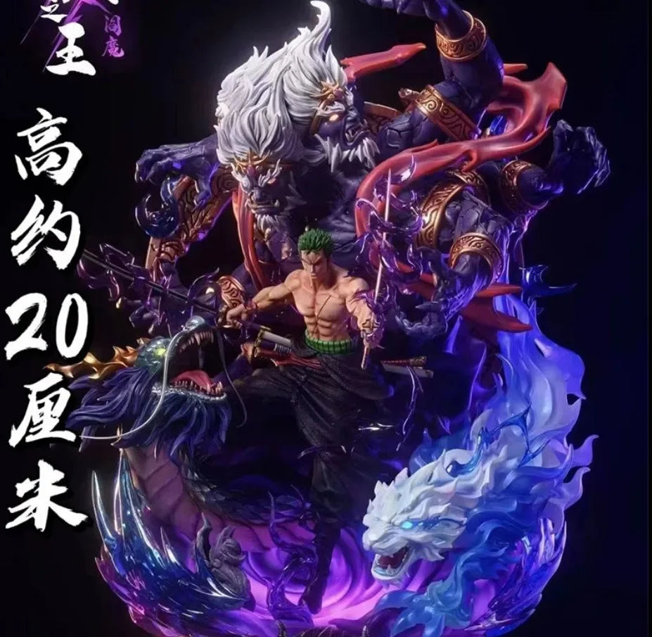 One Piece Anime Figur Lx Sauron Handgefertigter König Hölle Yan Mo Luo Luo Noah Modell Statue Dekoration Wohnaccessoires Weihnachtsgeschenk