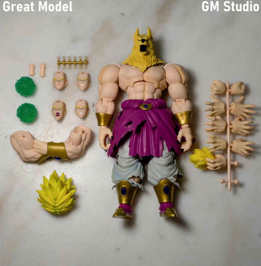 Great Model GM Studio New Beast God Kong Dragon Ball SHF Broli Super Saiyan Nordic God Fenrir B010L B011L B012L Action Toys