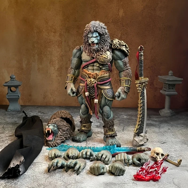 New Original In Stock Nottaa Blue Lion Demon Sealing List YM005 Action Figure Model Toy Collectible Desktop Ornament Toys Gifts
