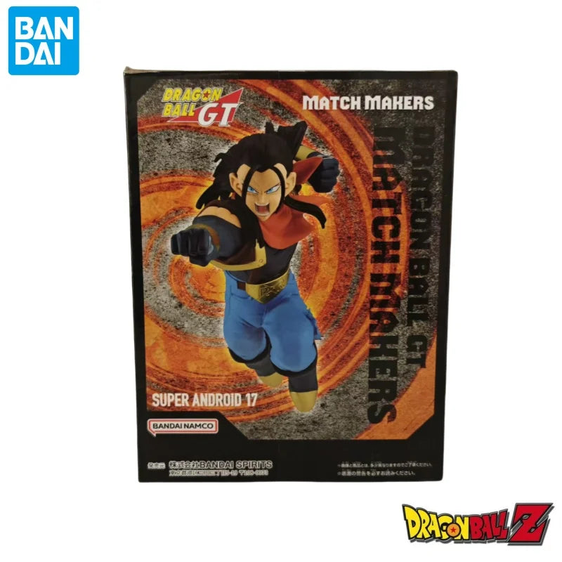 In Stock Bandai Model Doll Brand New Boxed Dragon Ball Super 17 Son Goku Original Anime Characters Garage Kit Collectible