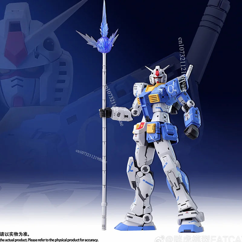 In Stock FAT CAT Model RX-78-2 2.0 RG 1/100 Assembly Model Kit Kuryu Kenichi Color Toy Asano Blue Action Figure Plastic Gifts