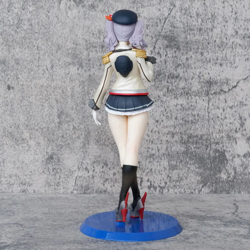 24CM Kantai Collection Figure Kan Colle Kashima Hibiki Azur Lane Anime Girl PVC Action Figure Toy Game Statue Model Doll